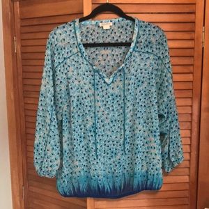 Lucky Brand peasant shirt